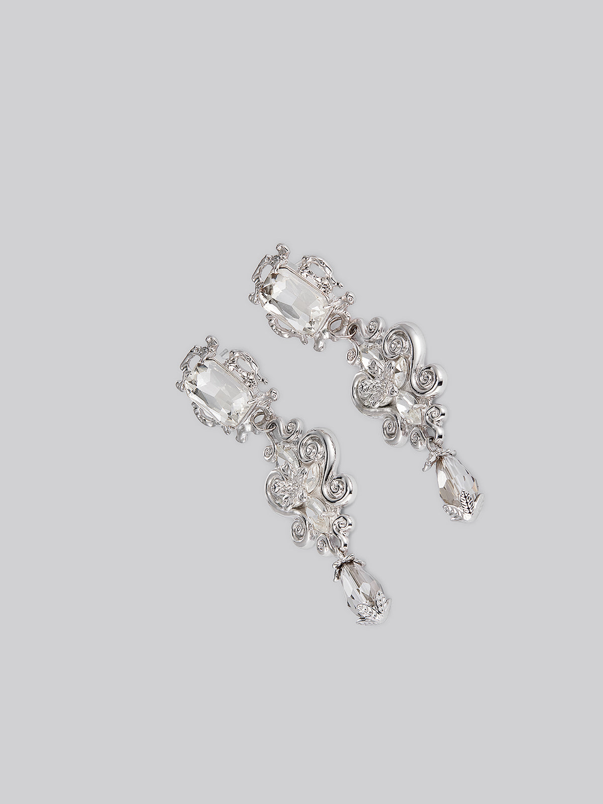 Vintage Crystal Drop Earrings