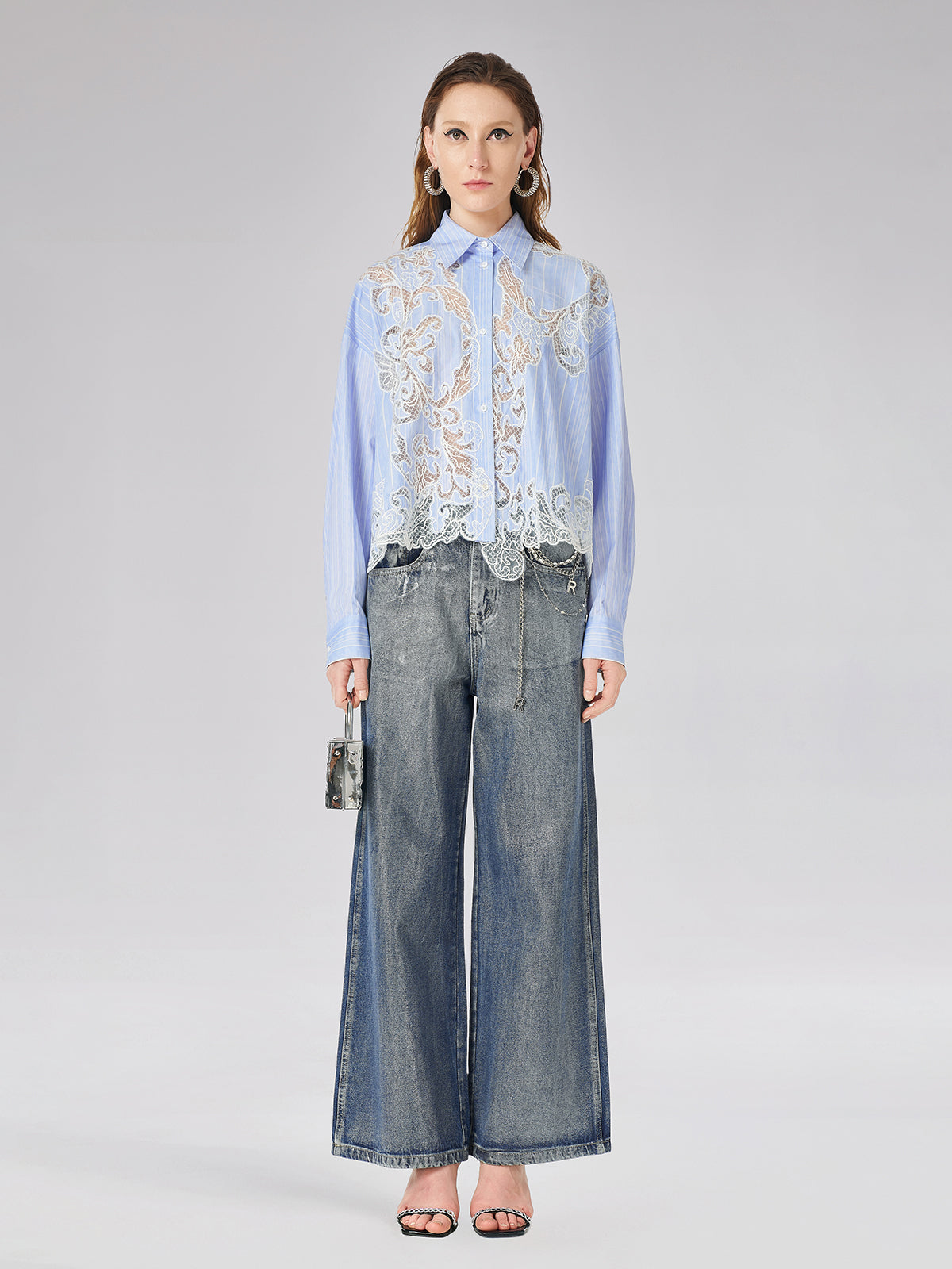 Styled outfit with relaxed proportions and natural styling
