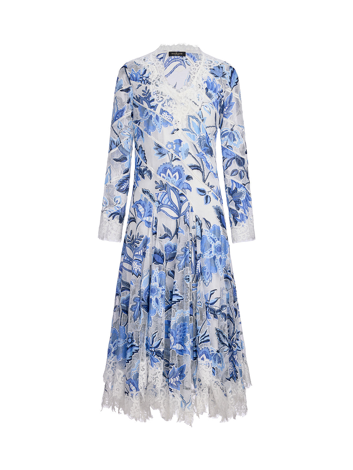 Lace Jacquard Panel Dress