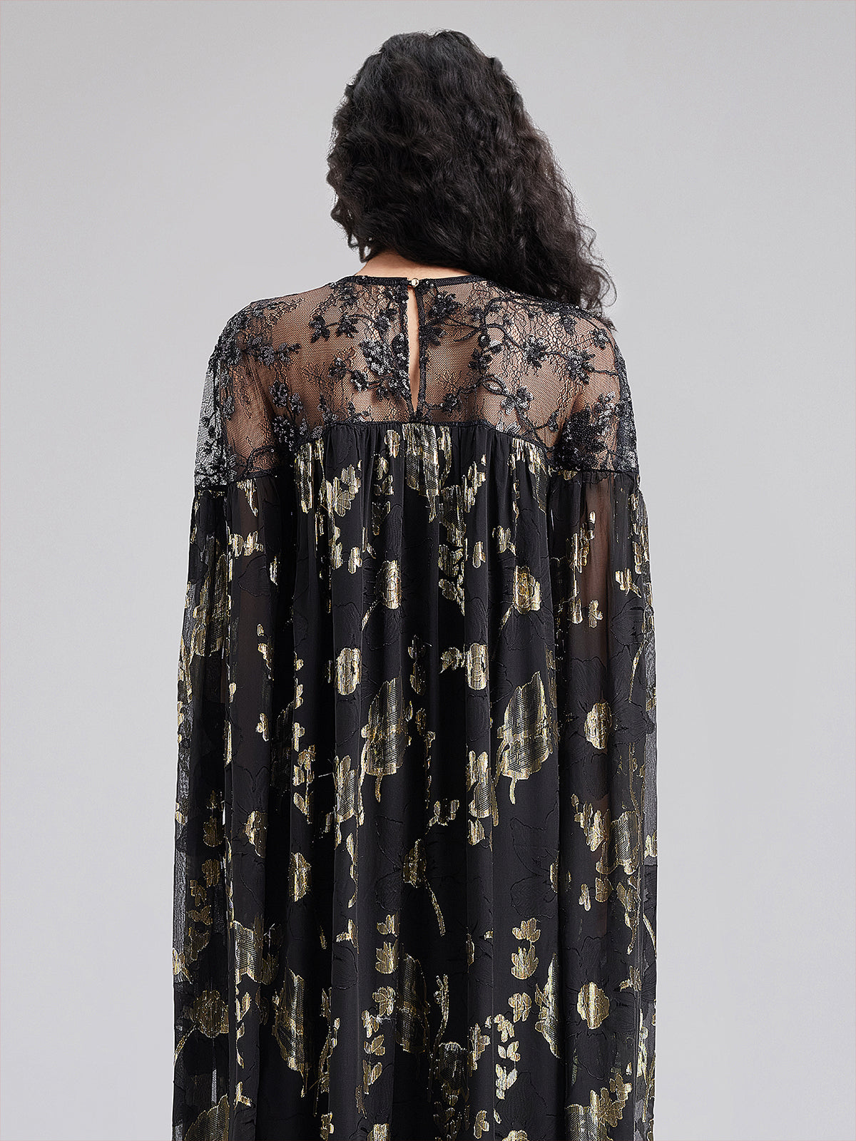 Limited Edition Silk Jacquard Gown
