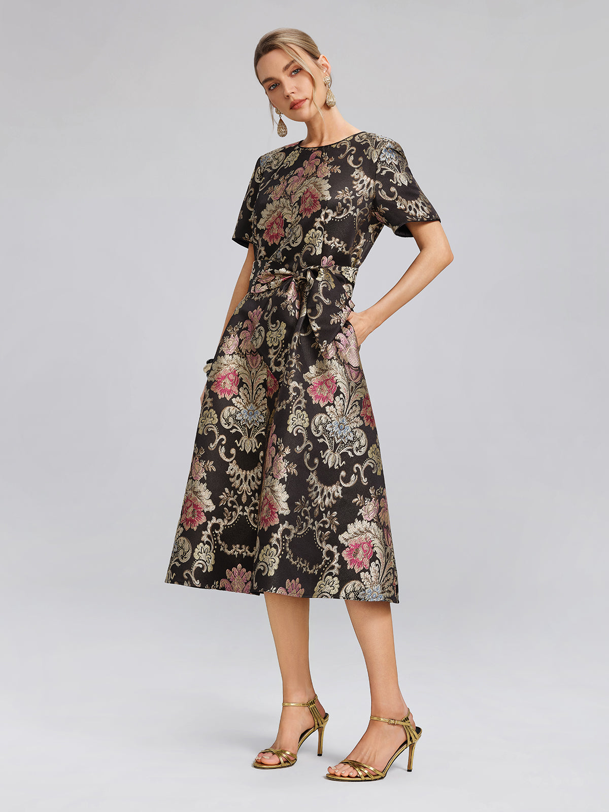 Elegant designer dress with premium finish