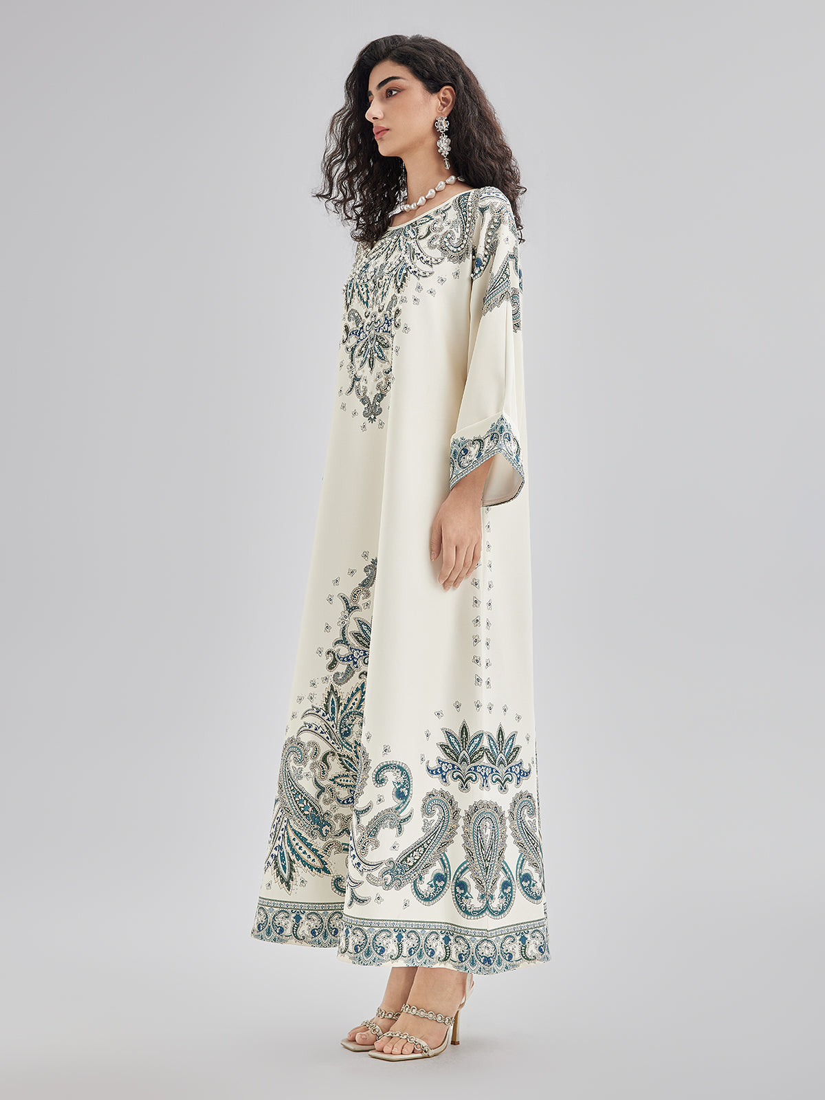 Baroque Hand-Beaded Dress