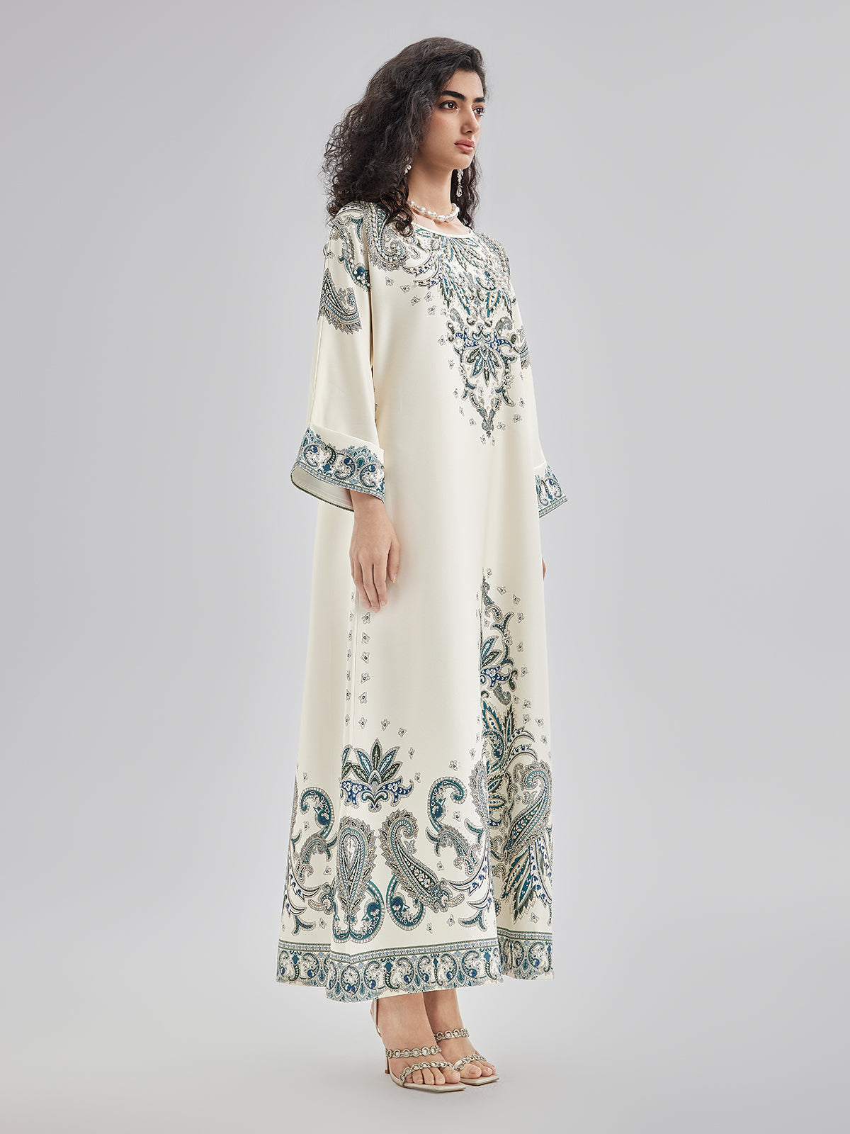 Baroque Hand-Beaded Dress
