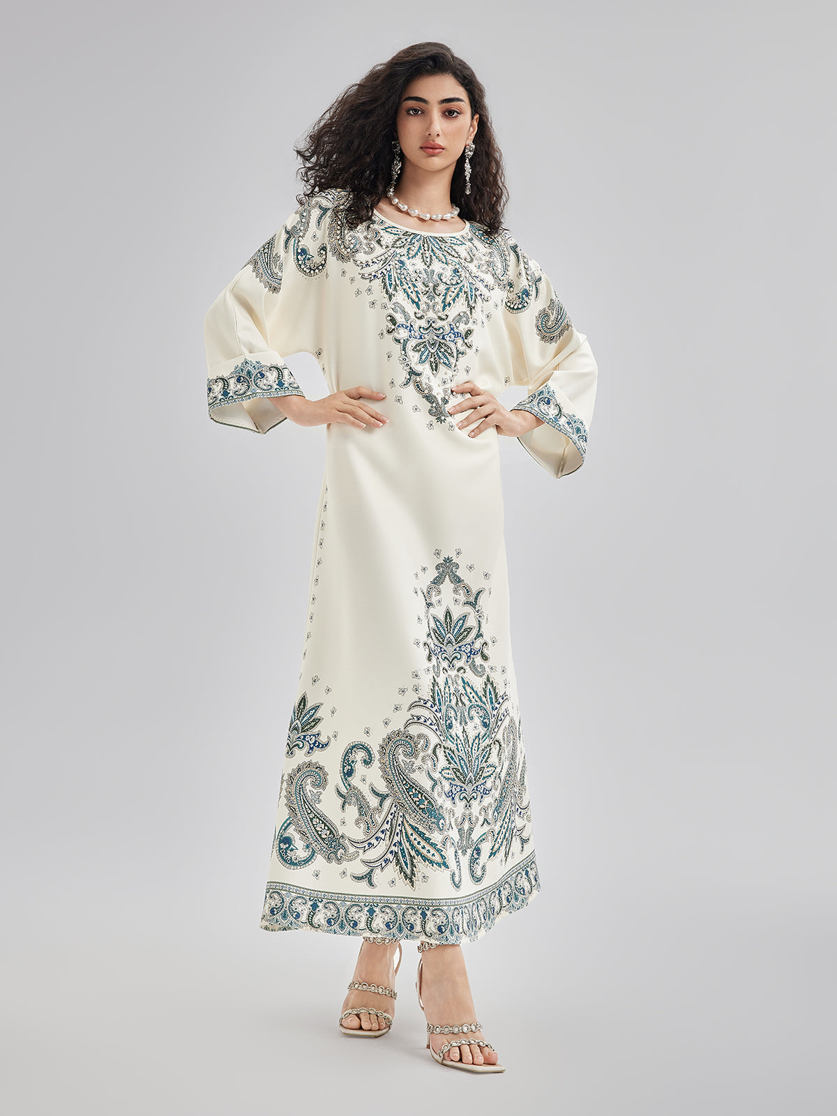 Baroque Hand-Beaded Dress