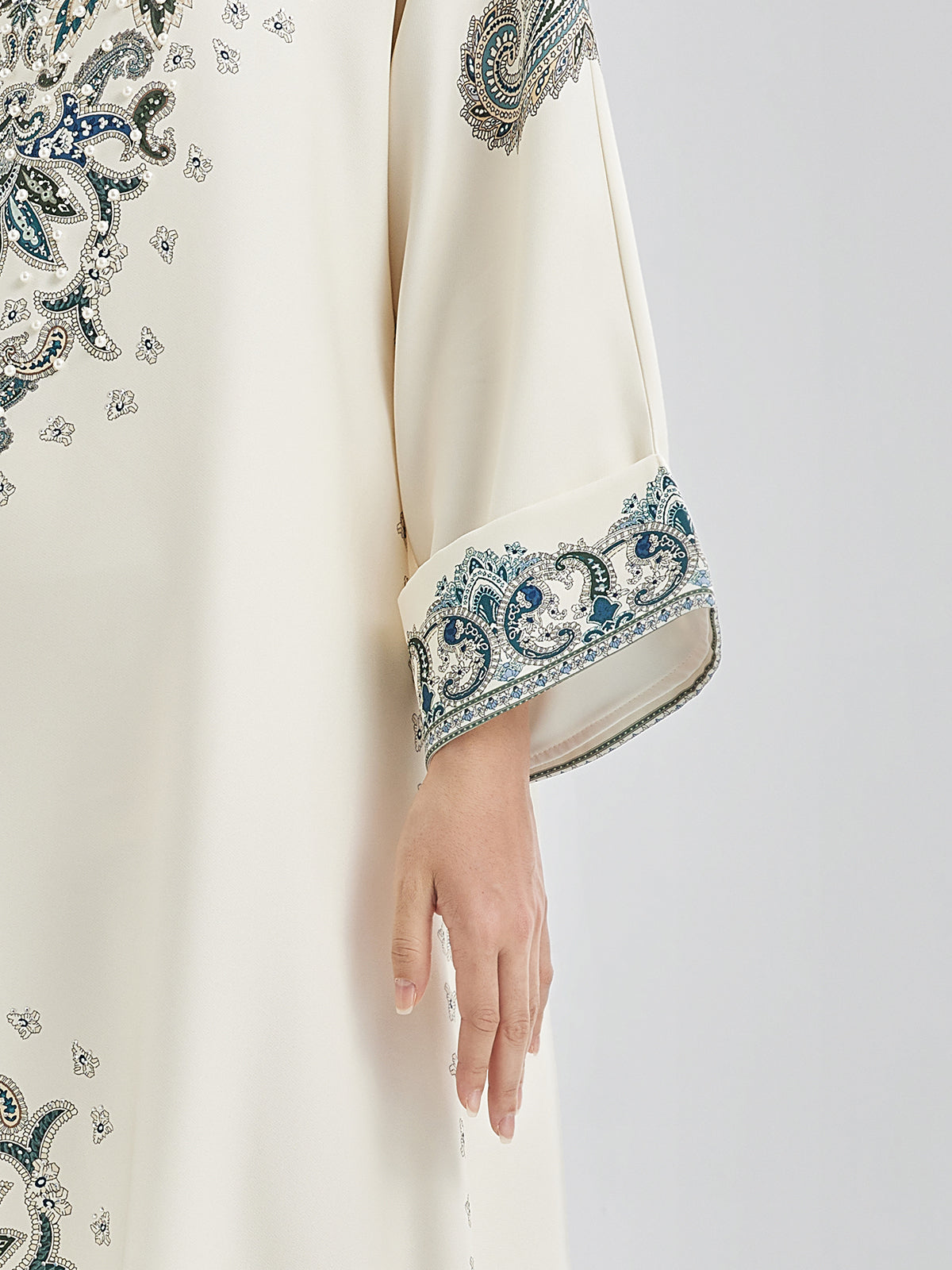 Baroque Hand-Beaded Dress