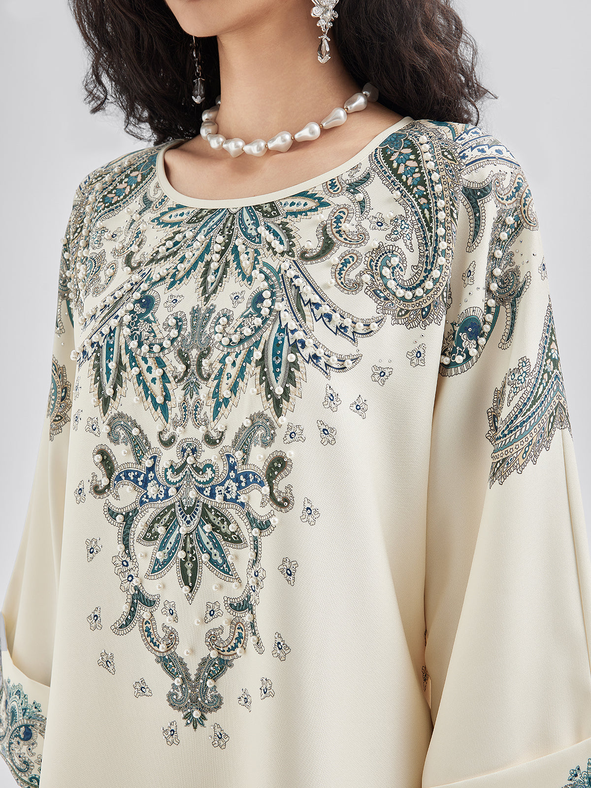 Baroque Hand-Beaded Dress