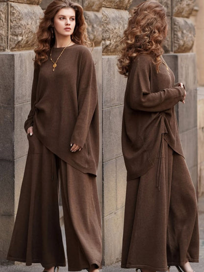 Elegant Cashmere Knit Set