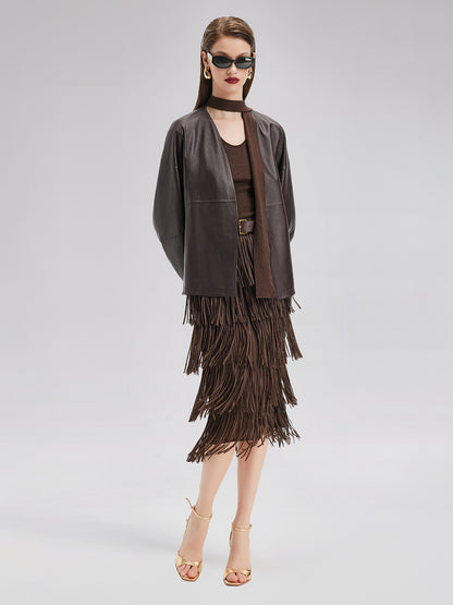 Artistic Ribbon Knit Top
