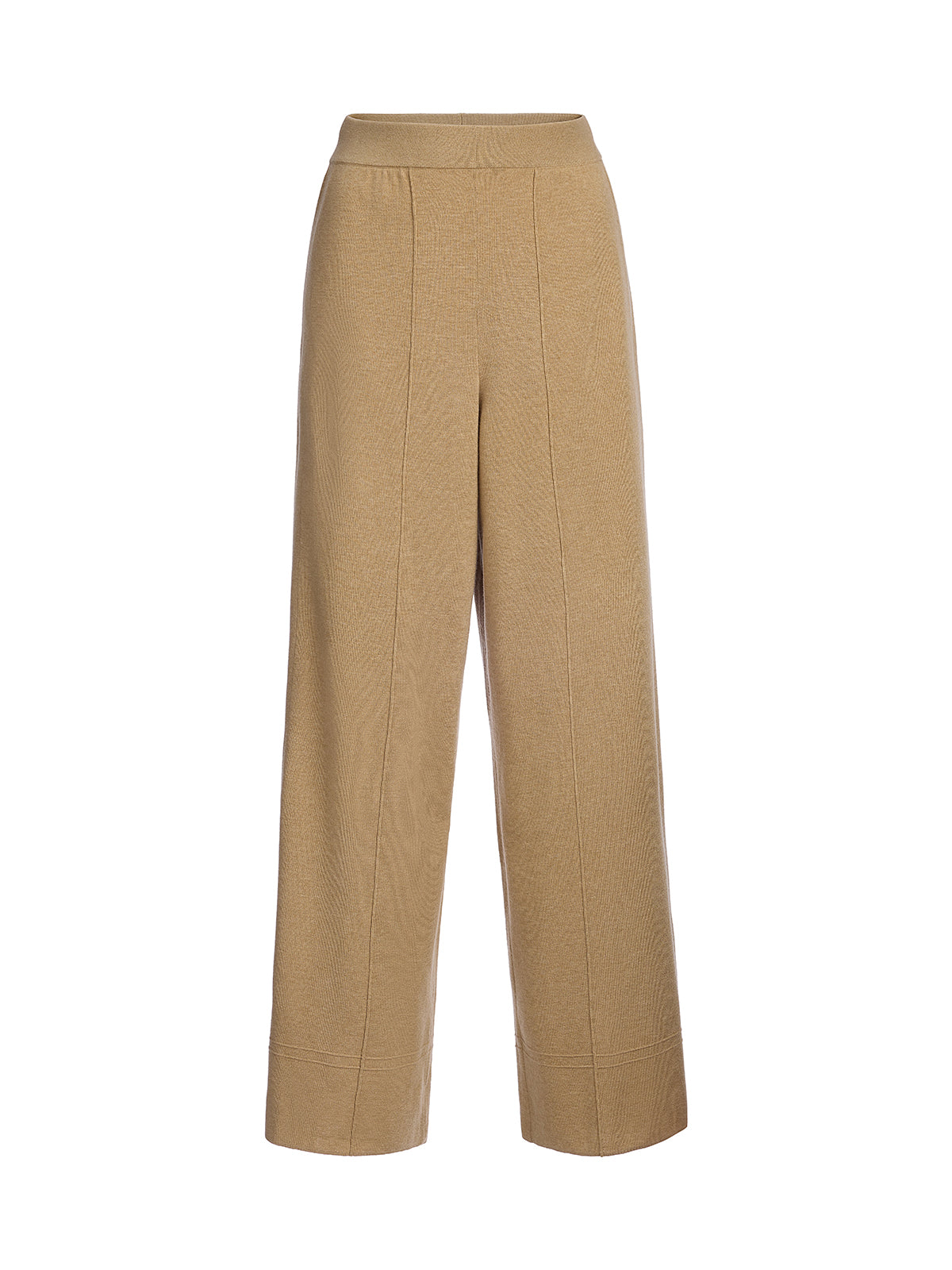 Final Sale | Premium Cashmere Wide-Leg Trousers
