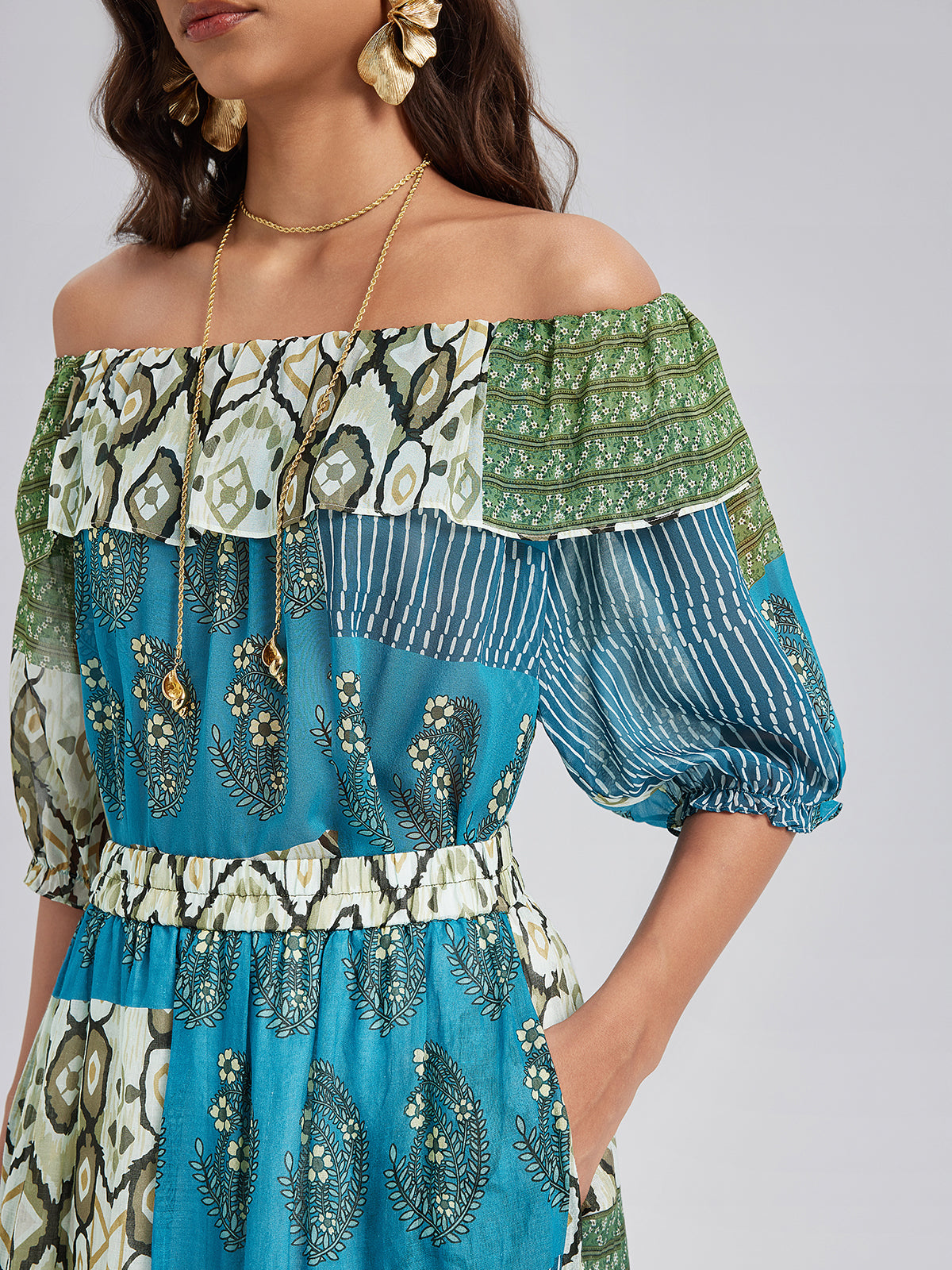 Elegant Soft Silk Convertible Blouse