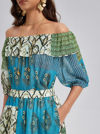 Elegant Soft Silk Convertible Blouse
