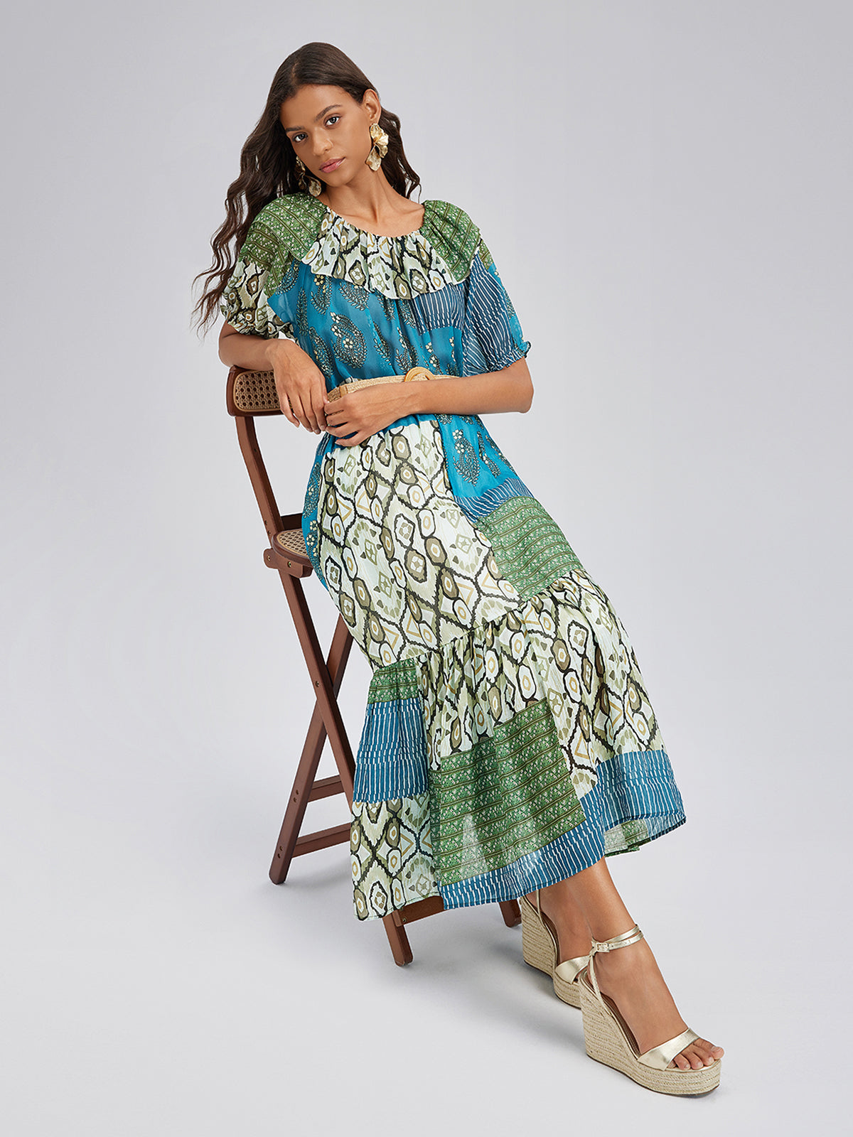 Elegant Soft Silk Convertible Blouse