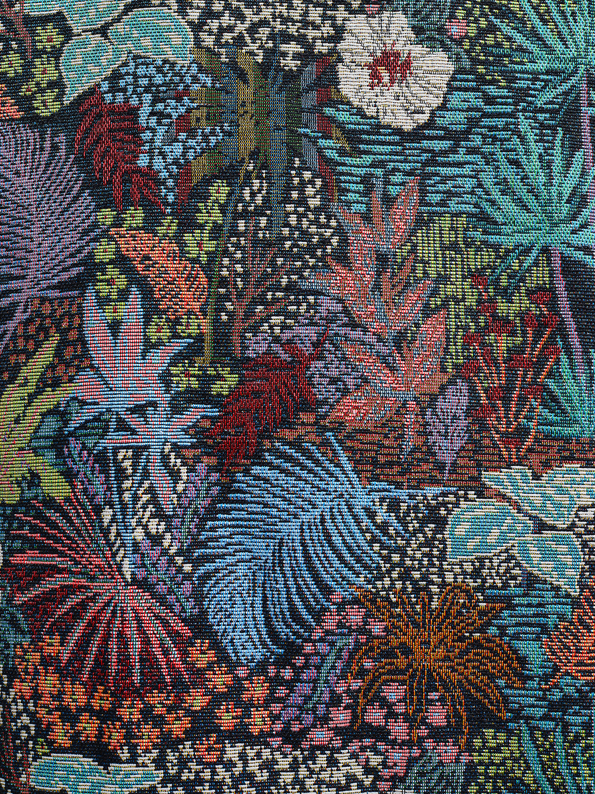 Handcrafted Multiflora Jacquard Beaded Jacket