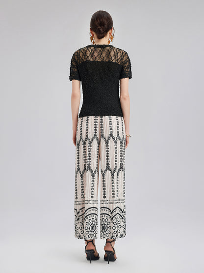 New Arrival Bohemian Pleated Set
