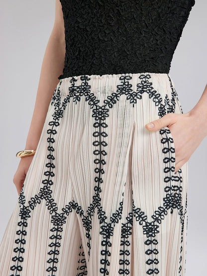 New Arrival Bohemian Pleated Set