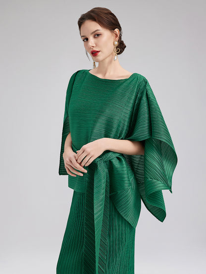 High-End Pleated Dress Set - Star Queen