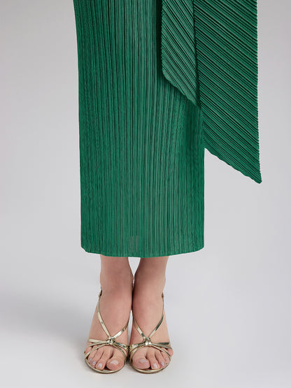 High-End Pleated Dress Set - Star Queen