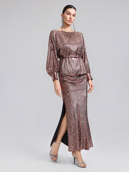 Off-Shoulder Rhinestone Top