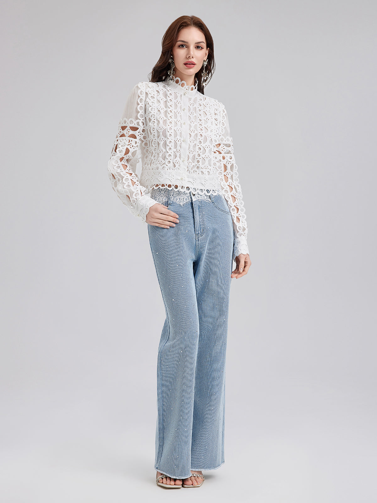 Vintage Palace-inspired Embroidered Shirt