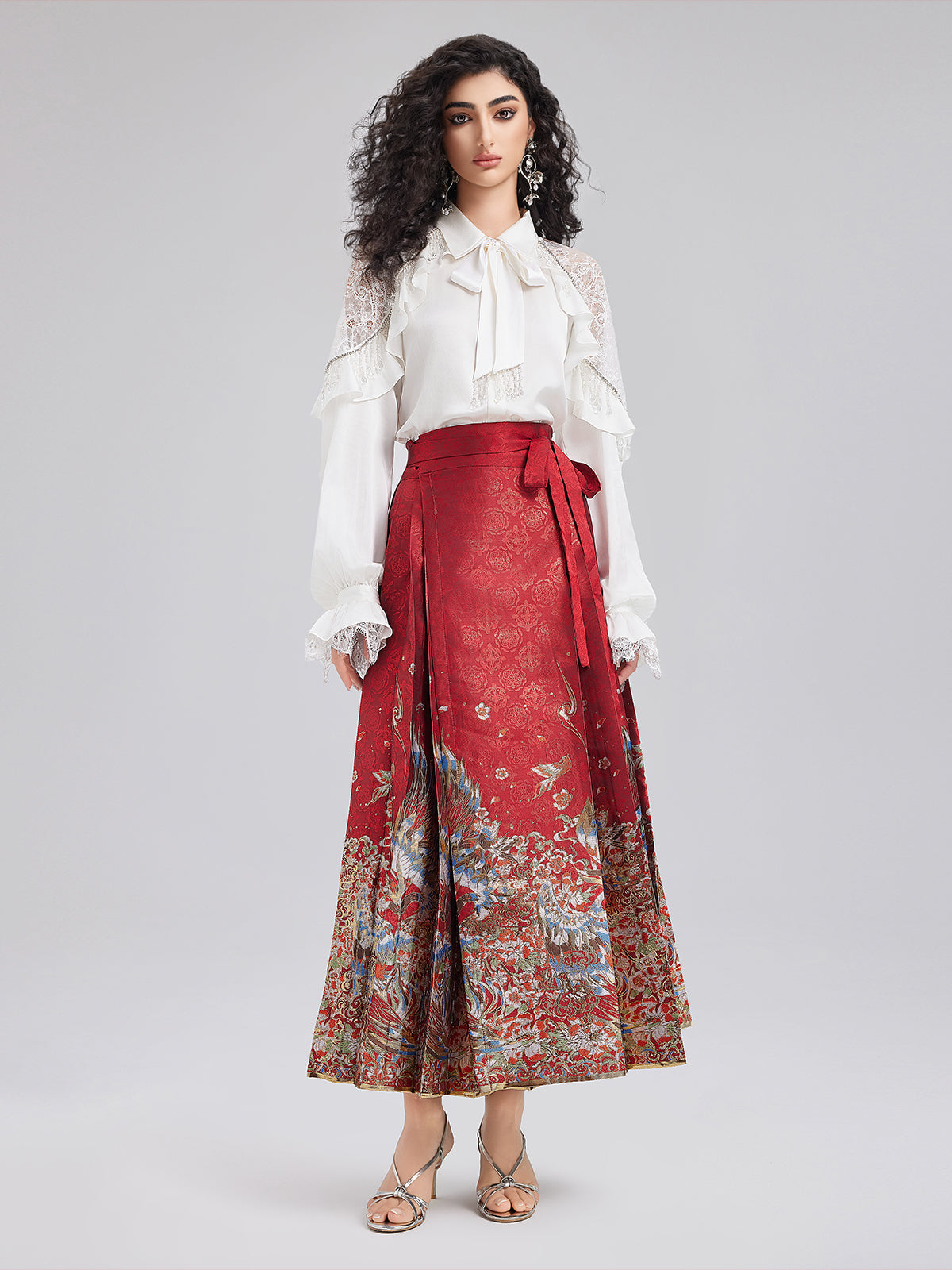 Elegant Chinese Style Mamian Skirt