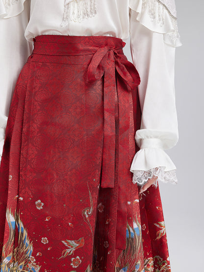 Elegant Chinese Style Mamian Skirt