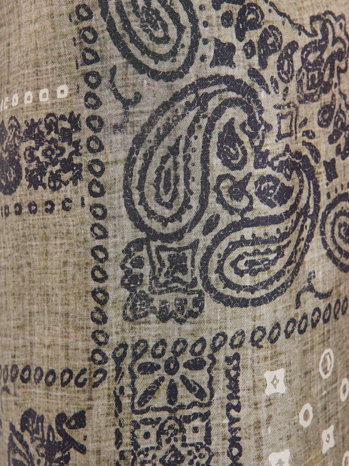 Bohemian Silk Paisley Print Pants