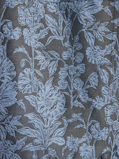 Jacquard Laser-Cut Crystal-Embellished Jacket