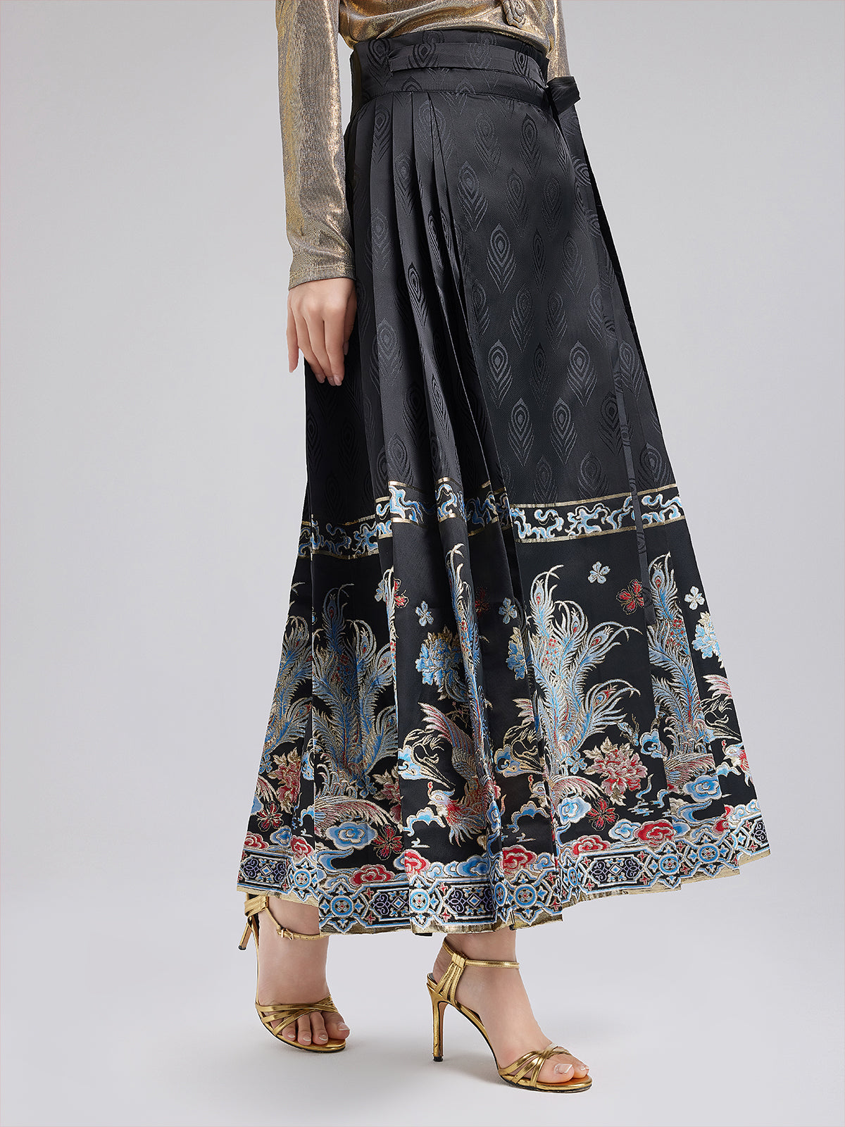 Elegant Chinese Style Mamian Skirt