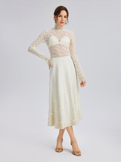 French Lace Pullover Top