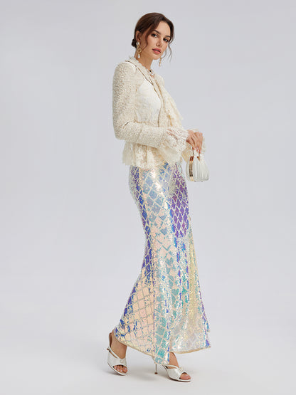 French Lace Tweed Patchwork Jacket