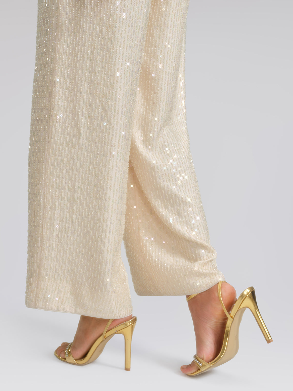 Court-Inspired Beaded Trousers