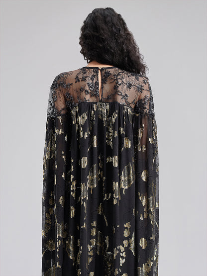 Limited Edition Silk Jacquard Gown