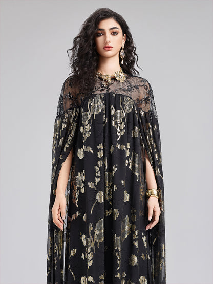 Limited Edition Silk Jacquard Gown