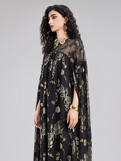 Limited Edition Silk Jacquard Gown