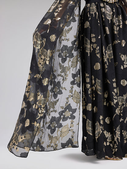 Limited Edition Silk Jacquard Gown
