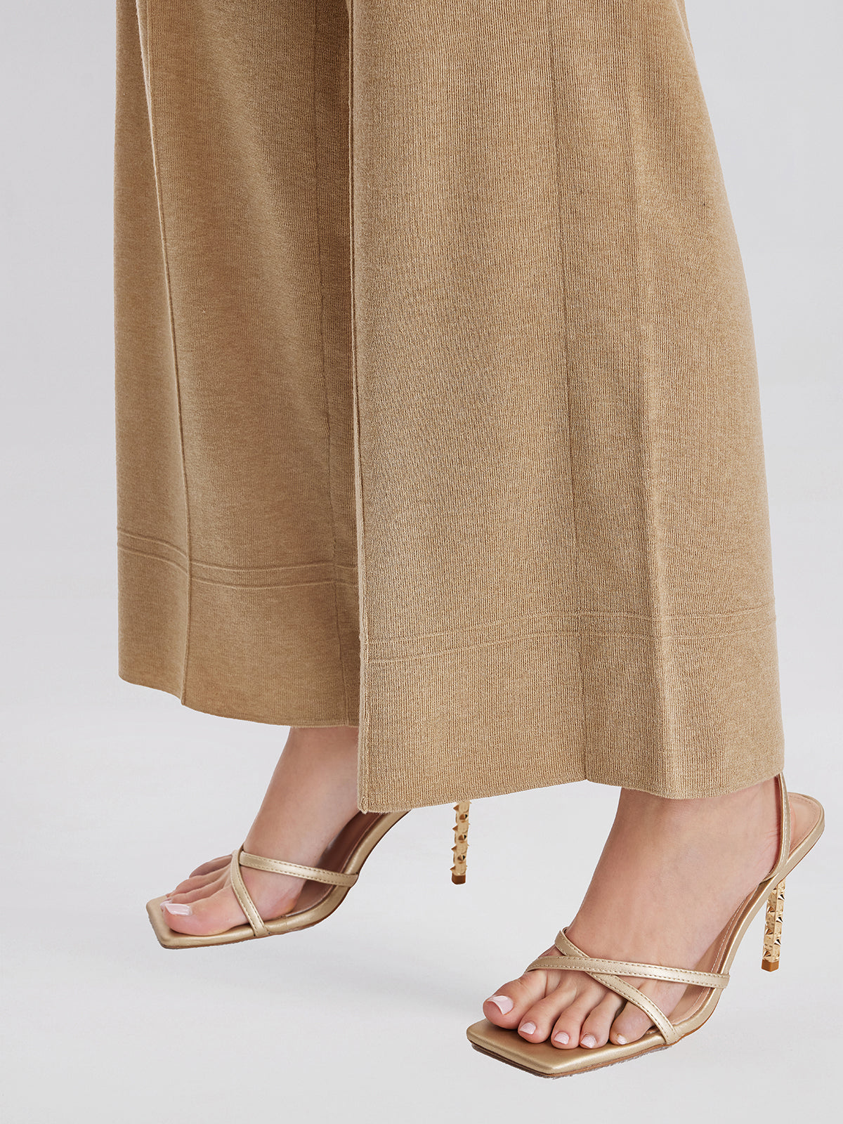 Premium Cashmere Wide-Leg Trousers