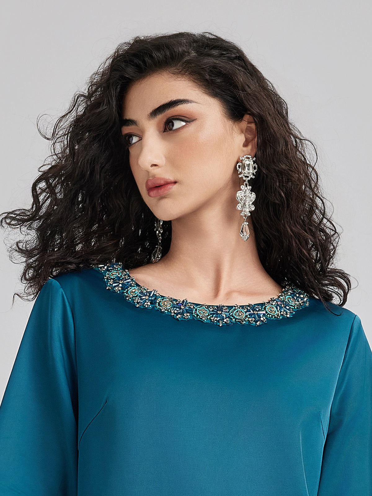 Vintage Crystal Drop Earrings