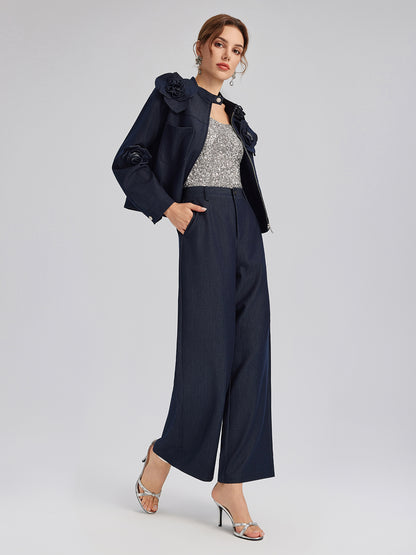 Versatile Soft Straight-Leg Pants