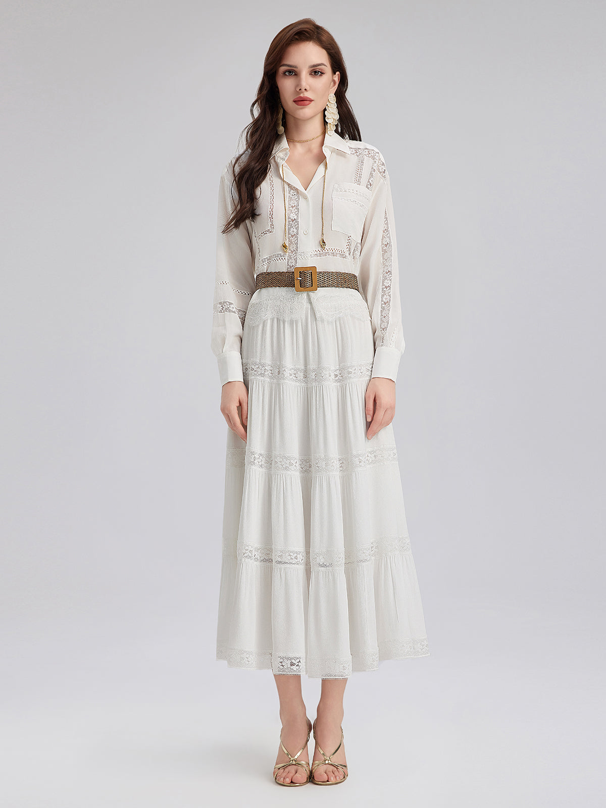 Final Sale | Bohemian Lace Full Skirt