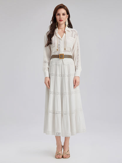 Final Sale | Bohemian Lace Full Skirt