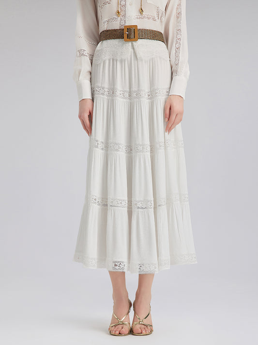 Bohemian Lace Full Skirt
