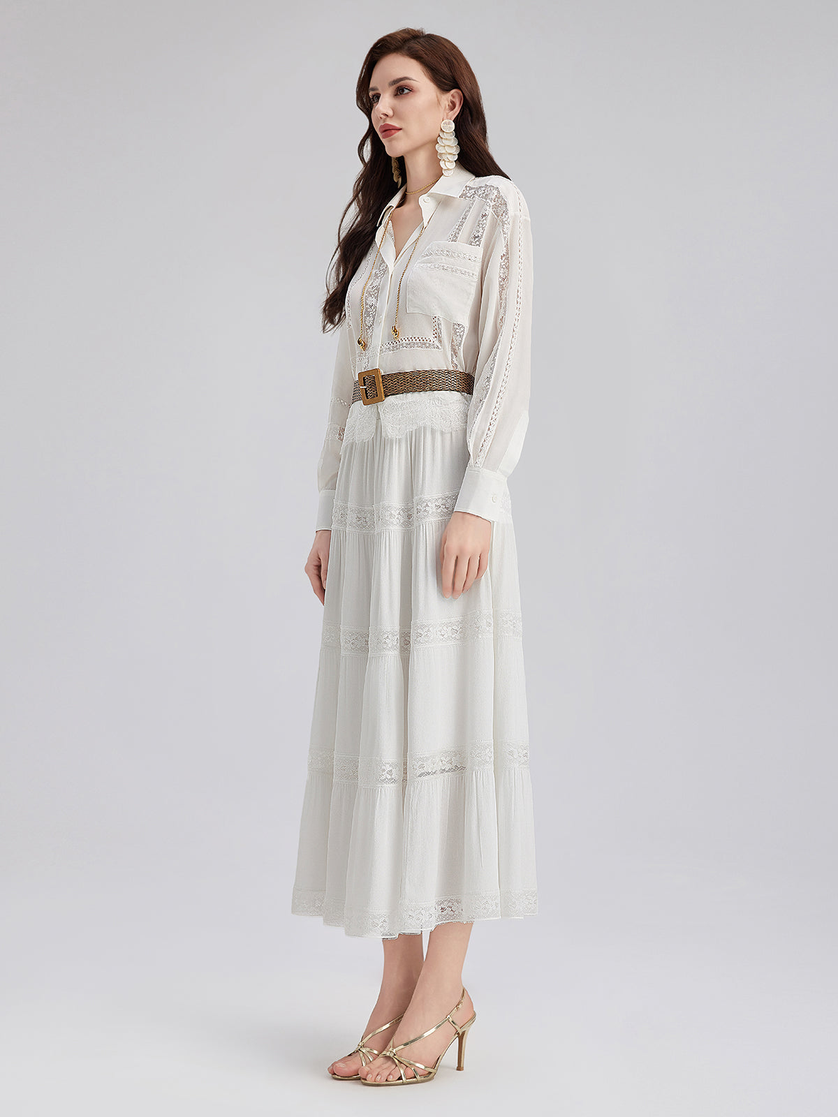 Final Sale | Bohemian Lace Full Skirt