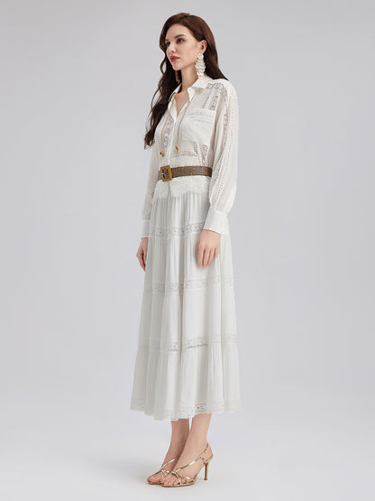 Final Sale | Bohemian Lace Full Skirt