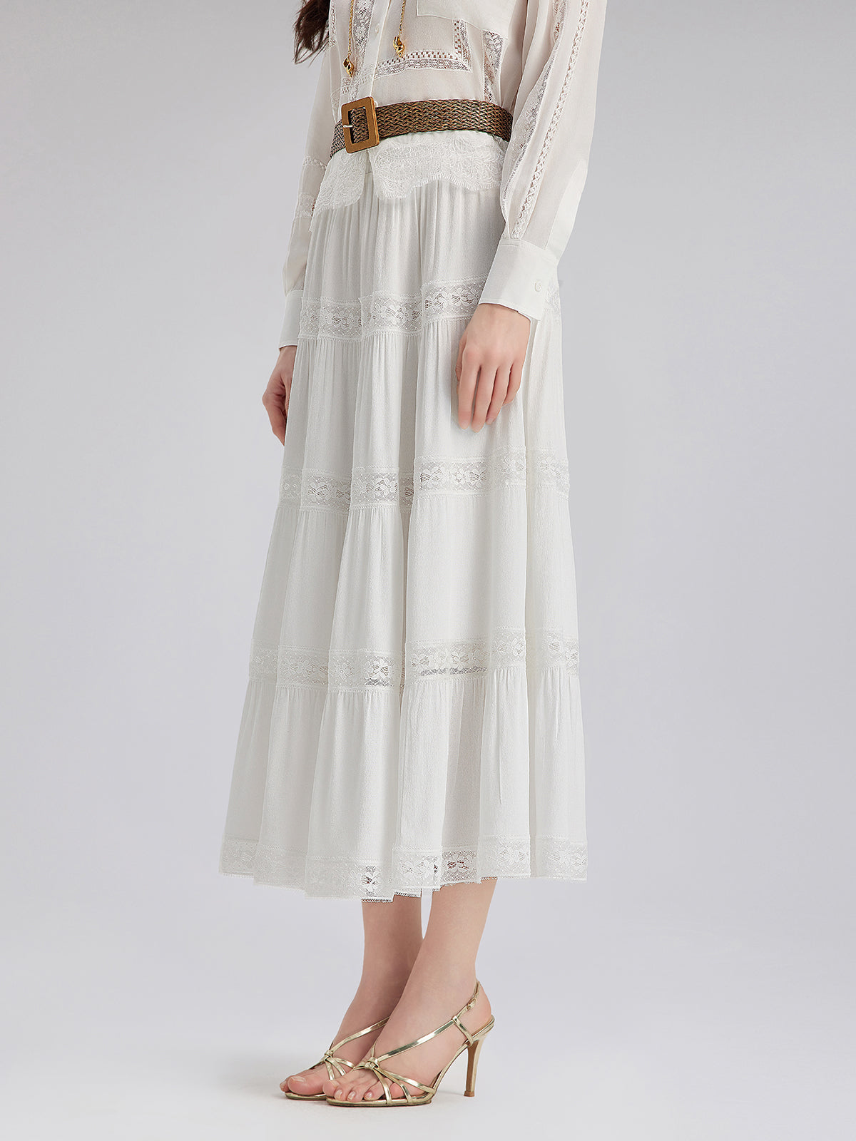 Final Sale | Bohemian Lace Full Skirt