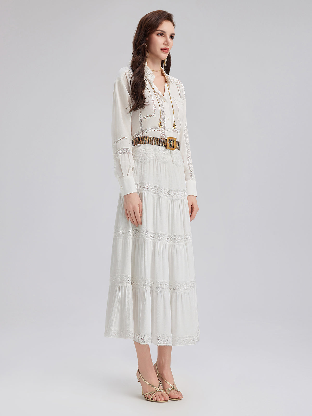 Final Sale | Bohemian Lace Full Skirt