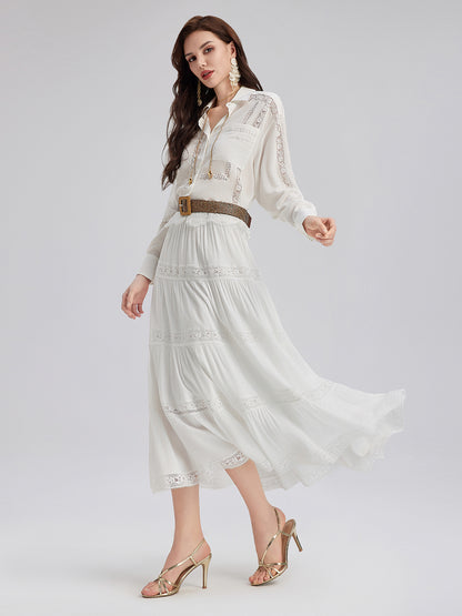 Final Sale | Bohemian Lace Full Skirt
