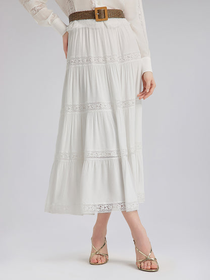 Final Sale | Bohemian Lace Full Skirt