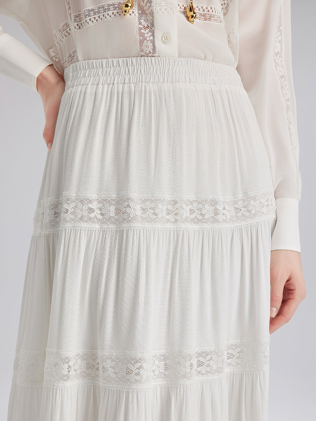 Final Sale | Bohemian Lace Full Skirt