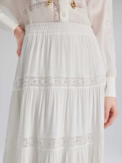 Final Sale | Bohemian Lace Full Skirt