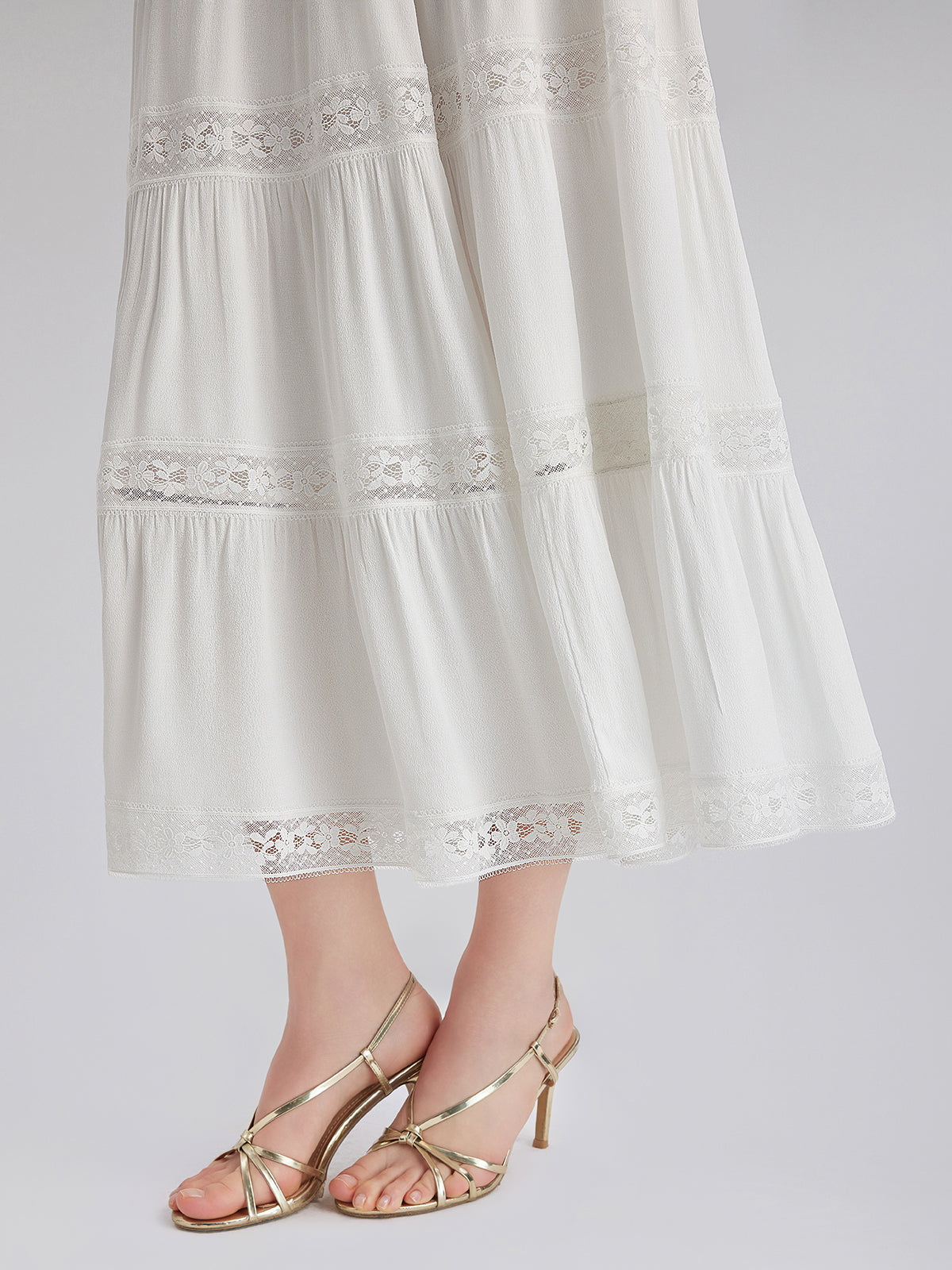 Final Sale | Bohemian Lace Full Skirt